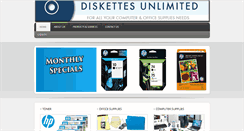 Desktop Screenshot of diskettesunlimited.com